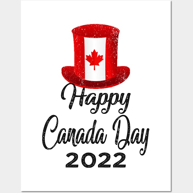 Happy Canada day 2022 Wall Art by Leosit